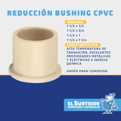 Reducción Bushing CPVC 1 1/2"