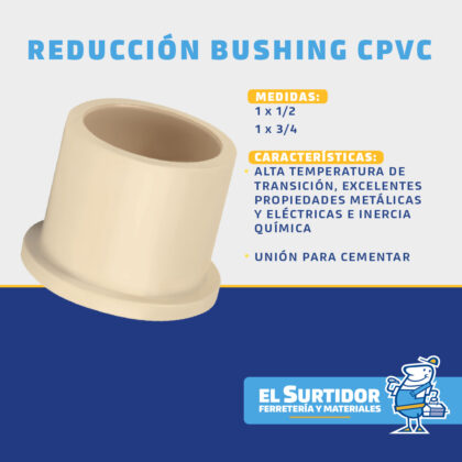 Reducción Bushing CPVC 1"