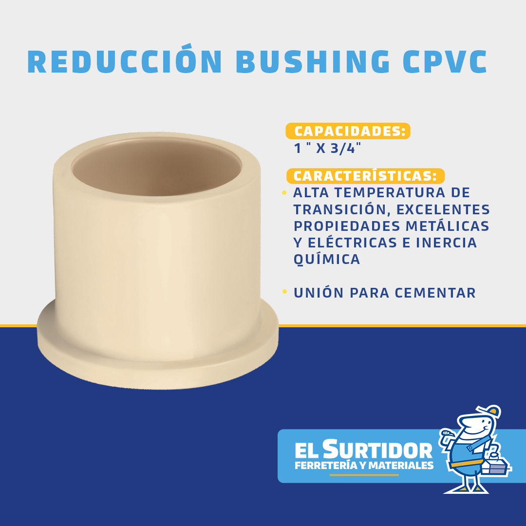 Reducción Bushing CPVC 1