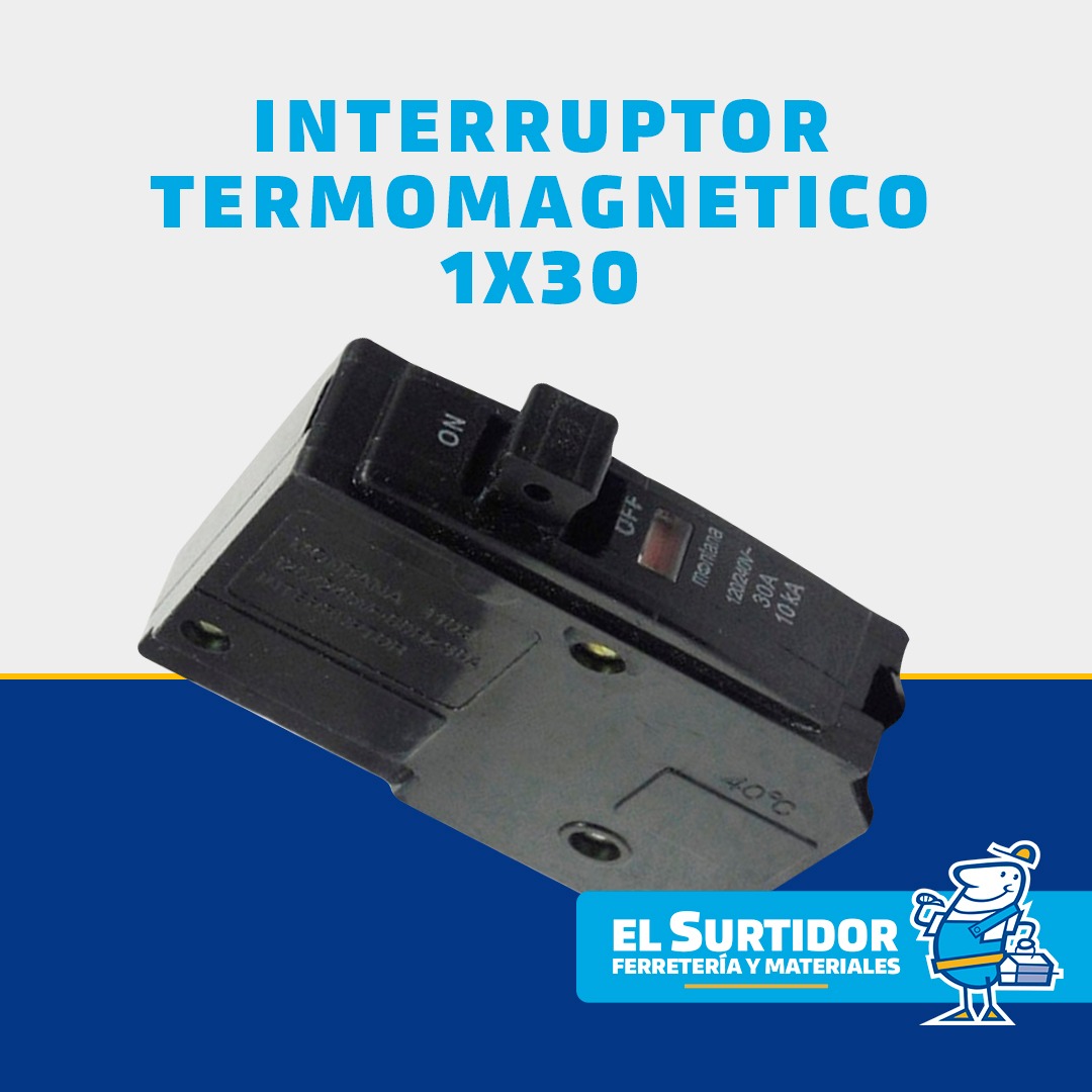 Interruptor Termomagnético 1x30